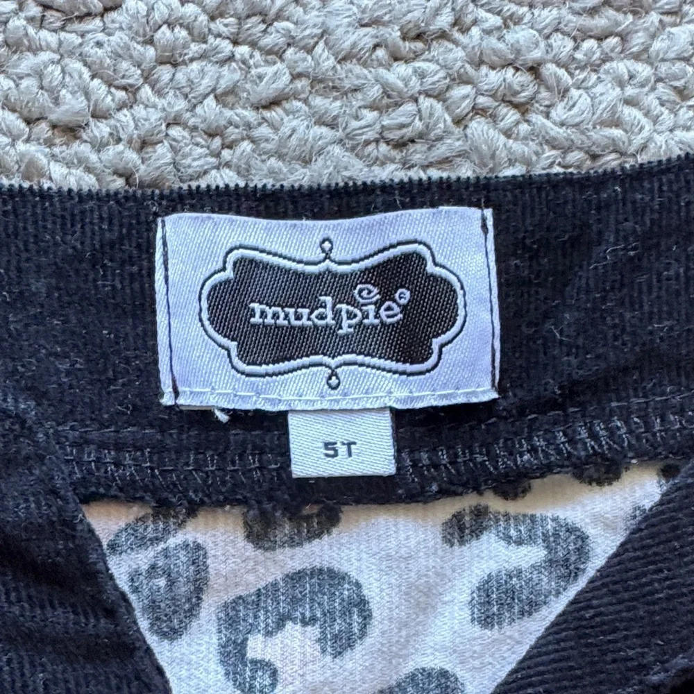Mud Pie Kids Leopard Print Swim Coverup in Black and Tan